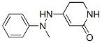 Struktur image of 5,6-Dihydro-4-(2-methyl-2-phenylhydrazino)-2(1H)-pyridinone