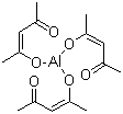 Struktur image of Aluminum acetylacetonate