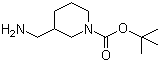 Struktur image of (R)-1-Boc-3-(Aminomethyl) piperidine