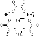Struktur image of Iron(III) ammonium oxalate