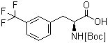 Struktur image of Boc-Phe(3-CF3)-OH