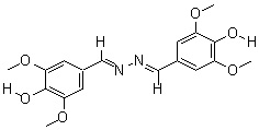 Struktur image of 4-Hydroxy-3,5-dimethoxybenzaldehyde azine