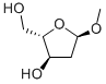 Struktur image of Methyl-2-deoxy-alpha-L- erythro-pentofuranose