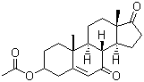 Struktur image of 5-Androsten-3-beta-ol-7,17-dione acetate