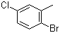 Struktur image of 1-Bromo-4-chloro-2-methylbenzene