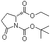 Struktur image of 1Butoxycarbonyll-pyroglutamic acid ethyl ester