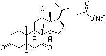Struktur image of Sodium dehydrocholate