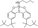 Struktur image of 2,2'-Thio-bis(4-tert-octylphenolato)-n-butylamine nickel(II)