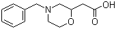 Struktur image of (4-Benzylmorpholin-2-yl)acetic acid