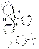Struktur image of (2S,3S)-2-Benzhydryl-N-(5-tert-butyl-2-methoxybenzyl)quinuclidin-3-amine