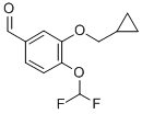 Struktur image of 4-(Difluoromethoxy)-3-(cyclopropylmethoxy)benzaldehyde