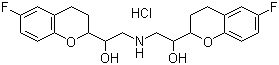 Struktur image of Nebivolol hydrochloride