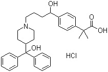 Struktur image of Fexofenadine hydrochloride