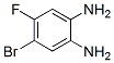 Struktur image of 4-Bromo-5-fluoro-1,2-phenylenediamine