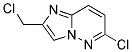 Struktur image of 6-Chloro-2-(chloromethyl)-imidazo[1,2-b]pyridazine