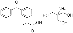 Struktur image of Dexketoprofen trometamol