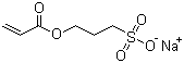 Struktur image of Sodium 3-sulfonatopropyl acrylate