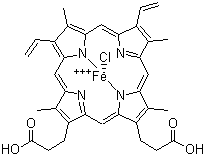 Struktur image of Hemin porcine