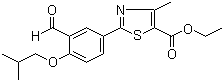 Struktur image of Ethyl 2-(3-formyl-4-iso butoxyphenyl)-4-methylthiazole-5-carboxylate