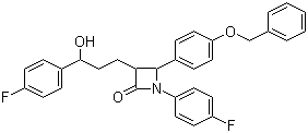 Struktur image of 1-(4-Fluorophenyl)-3-[(3S)-3-(4-fluorophenyl)-3-hydroxypropyl]-4-[4-phenylmethoxy]phenyl]-(3R,4S)-2-azetidinone