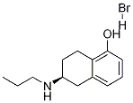 Struktur image of 1,2,3,4-Tetrahydro-5-hydroxy-N-propyl-(S)-2-naphthalenamine hydrobromide