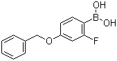Struktur image of 4-Benzyloxy-2-fluorophenylboronic acid