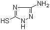 Struktur image of 3-Amino-5-mercapto-1,2,4-triazole