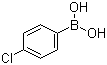 Struktur image of 4-Chlorophenylboronic acid
