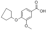Struktur image of 4-(Cyclopentyloxy)-3-methoxybenzoic acid