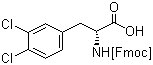 Struktur image of (2R)-3-(3,4-Dichlorophenyl)-2-{[(9H-fluoren-9-ylmethoxy)carbonyl]amino}propanoic acid
