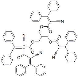 Struktur image of Pentaerythritol tetrakis(2-cyano-3,3-diphenylacrylate)