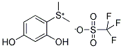 Struktur image of Dimethyl-2,4-dihydroxyphenylsulfonium triflate