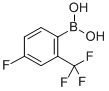 Struktur image of 4-Fluoro-2-(trifluoromethyl)phenylboronic acid