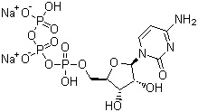Struktur image of Cytidine-5'-triphosphoric acid disodium salt