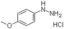 Struktur image of 4-Methoxyphenylhydrazine hydrochloride