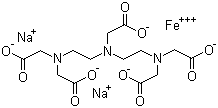 Struktur image of Diethylenetriaminepentaacetic acid iron(III) disodium salt
