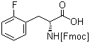 Struktur image of Fmoc-D-2-Fluorophenylalanine