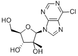 Struktur image of 6-Chloro-9-(2-C-methyl-beta-D-ribofuranosyl)-9H-purine