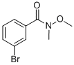 Struktur image of 3-Bromo-N-methoxy-N-methylbenzamide