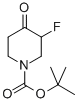 Struktur image of tert-Butyl 3-fluoro-4-oxopiperidine-1-carboxylate