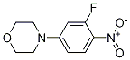 Struktur image of 4-(3-Fluoro-4-nitrophenyl)morpholine