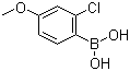 Struktur image of (2-Chloro-4-methoxyphenyl)boronic acid