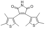 Struktur image of 2,3-bis-(2,4,5-Trimethyl-3-thienyl)maleimide