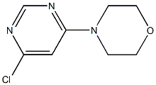 Struktur image of 4-(6-Chloropyrimidin-4-yl)morpholine