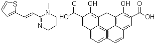 Struktur image of Pyrantel pamoate