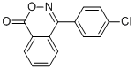 Struktur image of 4-(p-Chlorophenyl)-1H-2,3-benzoxazin-1-one