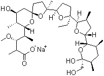 Struktur image of Monensin sodium salt