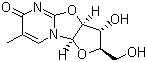Struktur image of 2,2'-Anhydro-5-methyluridine