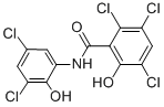 Struktur image of Oxyclozanide