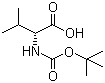 Struktur image of Boc-D-Valine